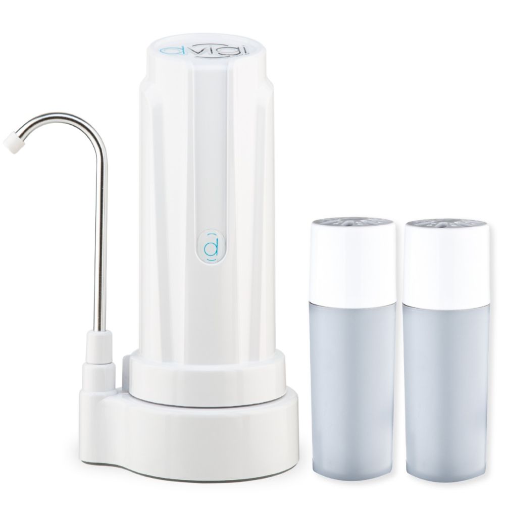 Purificador de Agua Sobre Mesada AQUA + 2 Filtros Repuesto | DVIGI